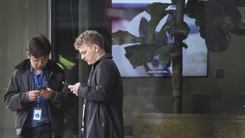 Ini adalah kantor Meta di London. Foto: Getty Images