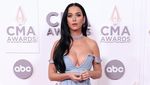 Katy Perry Bergaun Denim