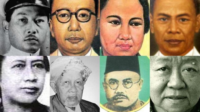 Kolase Pahlawan Naisonal asal Jawa Barat.