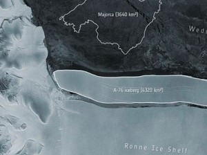 Bongkahan Es Terbesar Dunia Lepas dari Antartika, Air Laut Bisa Naik