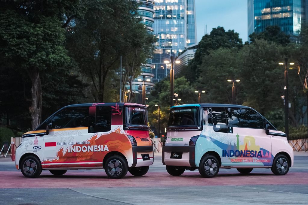 Mobil Listrik Wuling Air ev untuk KTT G20 Bali
