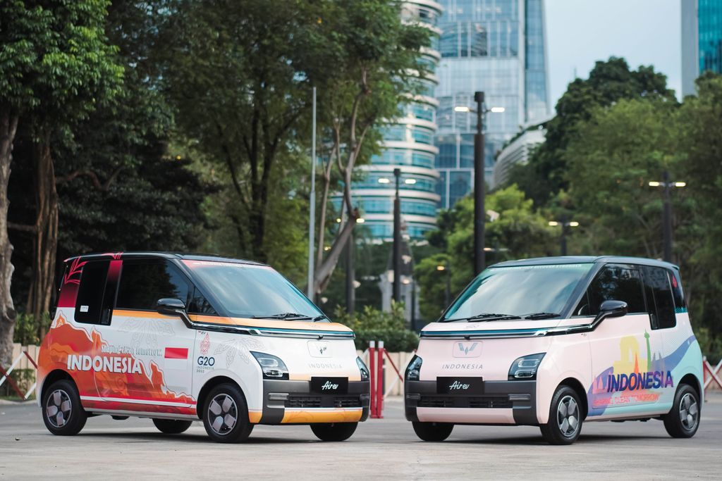 Mobil Listrik Wuling Air ev untuk KTT G20 Bali