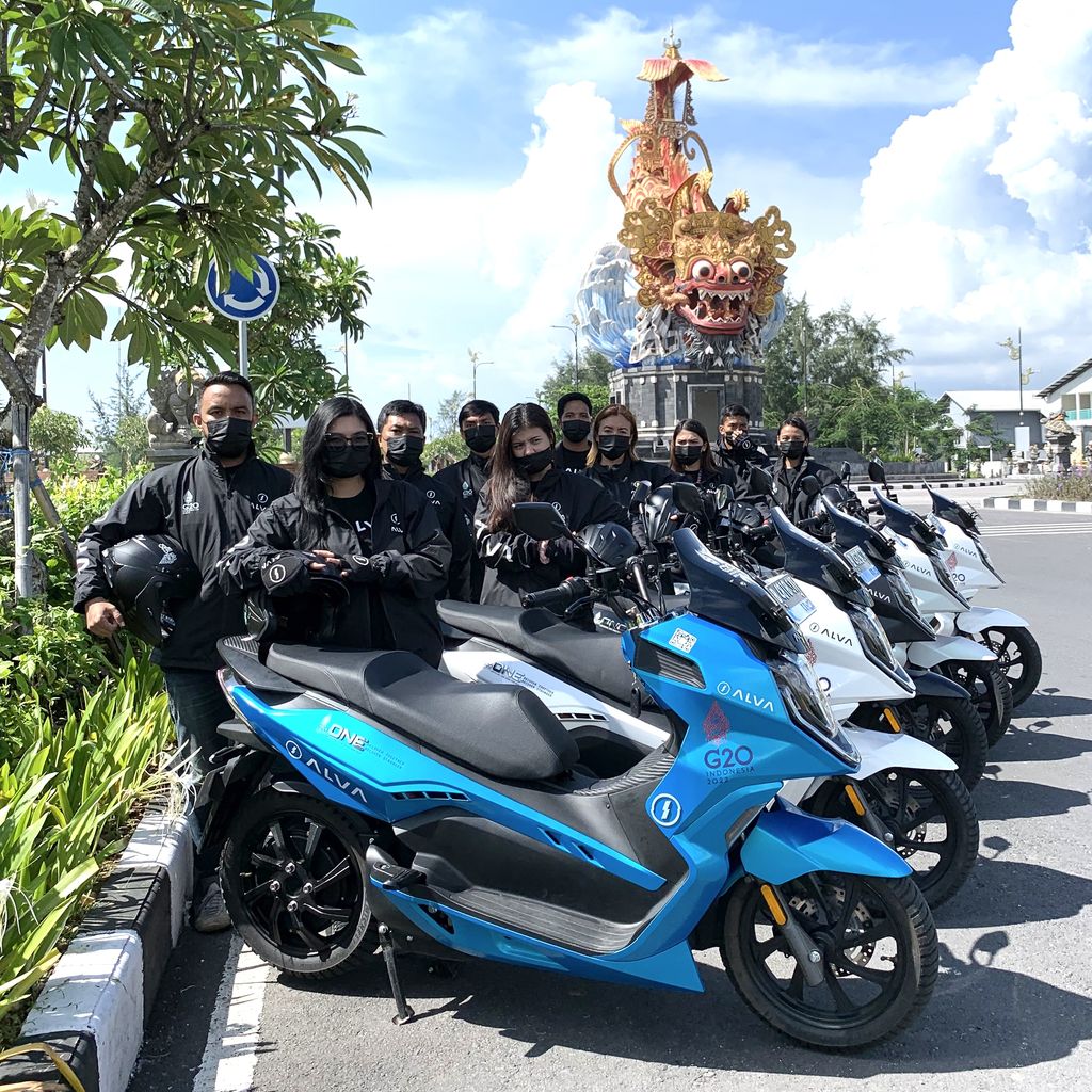 Motor Listrik Alva One di KTT G20