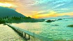 Potret Lukisan Alam Nan Indah Gunung Ranai dari Natuna