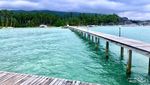 Potret Lukisan Alam Nan Indah Gunung Ranai dari Natuna