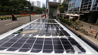 Tempat isi baterai ini bersumber dari tenaga surya yang dihasilkan dari solar panel.