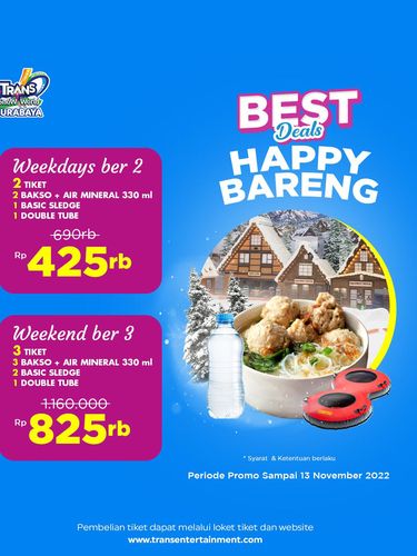Promo trans snow world