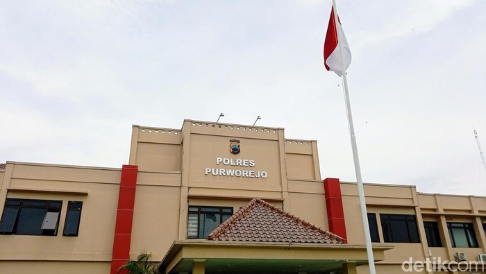 Suasana Polres Purworejo, Kamis (10/11/2022).