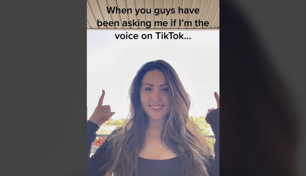 Video viral Kat Callaghan telah mengungkapkan bahwa dia adalah suara asli dari fitur text-to-speech (TTS) TikTok. (Tangkapan Layar Tiktok @voiceofkat)