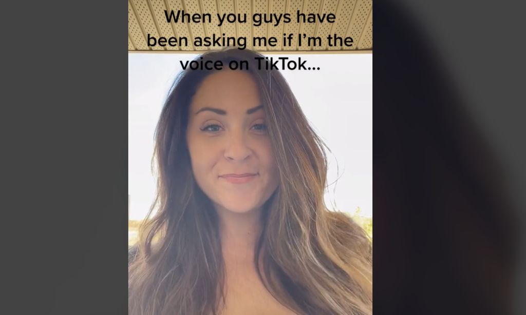 Video viral Kat Callaghan telah mengungkapkan bahwa dia adalah suara asli dari fitur text-to-speech (TTS) TikTok. (Tangkapan Layar Tiktok @voiceofkat)