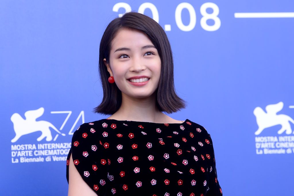 Actress Hirose Suzu attends the photocall of the movie 