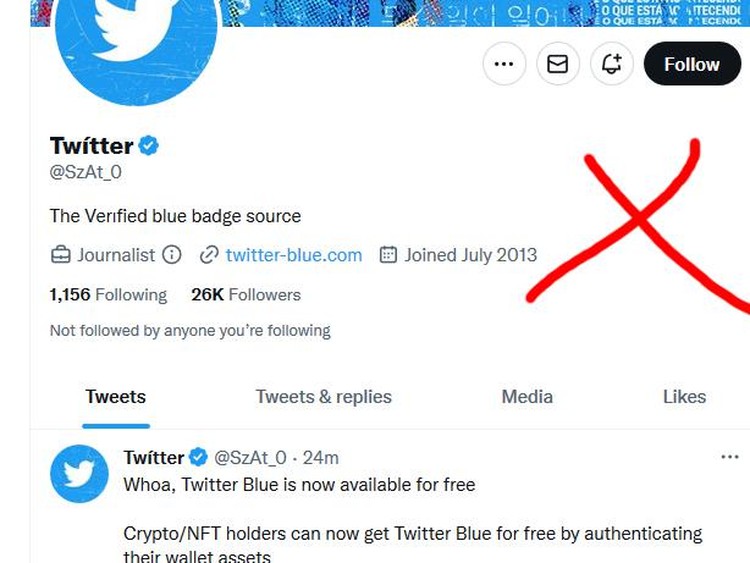 Aksi Akun Palsu Centang Biru di Twitter Aksi Akun Palsu Centang Biru di Twitter yang meresahkan