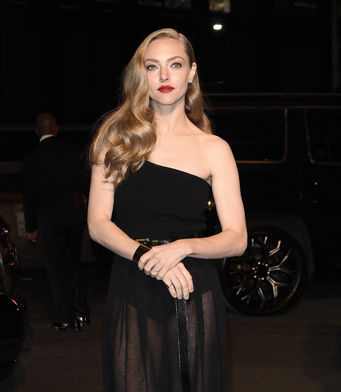 NEW YORK, NY - NOVEMBER 07: Amanda Seyfried attends 2022 CFDA Fashion Awards  on November 7, 2022 at Cipriani South Street in New York City. (Photo by Sean Zanni/Patrick McMullan via Getty Images)