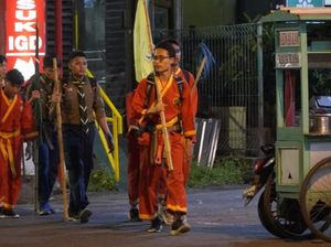 Tapak Suci Long March dari Jogja ke Solo untuk Hadiri Muktamar Muhammadiyah