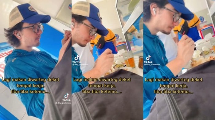 Bryan Domani doyan makan di warteg