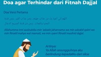 Doa terhindar dari fitnah Dajjal yang pertama didasarkan dari keterangan hadist dari Aisyah RA, istri Nabi Muhammad SAW. Ia mengatakan, Rasulullah dalam salatnya pernah membaca doa berikut. (Ilustrasi: Mindra Purnomo/detikcom)