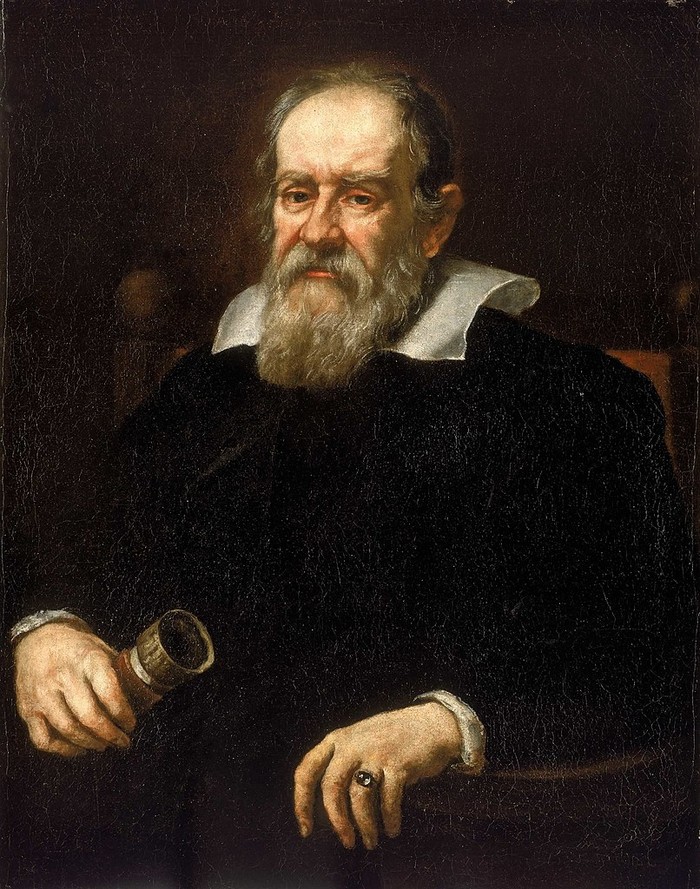Lukisan potret Galileo Galilei karya Justus Sustermans, dibuat di Firenza, Italia.