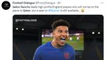 Bikin Ngakak, Sancho Diolok-olok karena Tak Dibawa ke Piala Dunia