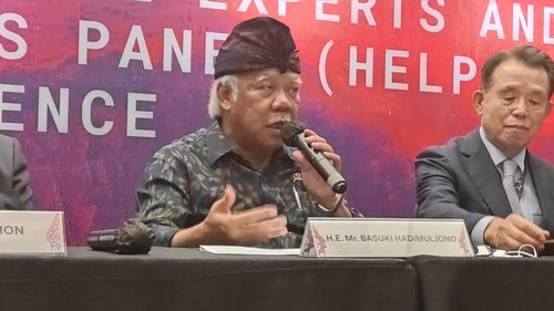 Menteri PUPR Basuki Hadimuljono. (I Wayan Sui Suadnyana/detikBali)