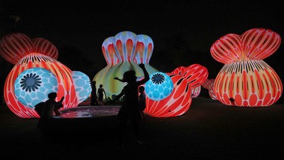 Menyusuri Gemerlap Festival Cahaya di Riyadh Arab Saudi