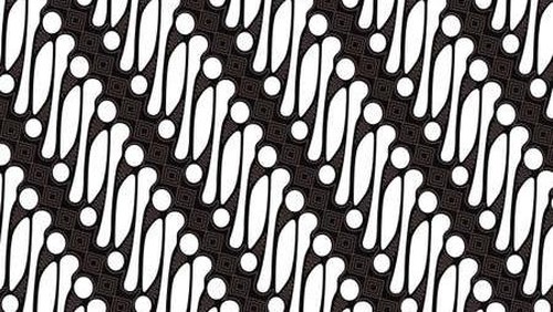 Ilustrasi motif kerajinan hias.