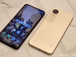 Menggenggam Oppo A17k, HP Sejutaan Tampilan Mewah