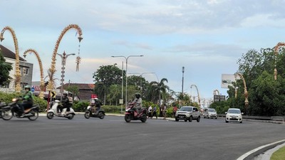 Potret Jalanan Kuta saat Hari Pertama Ganjil Genap G20