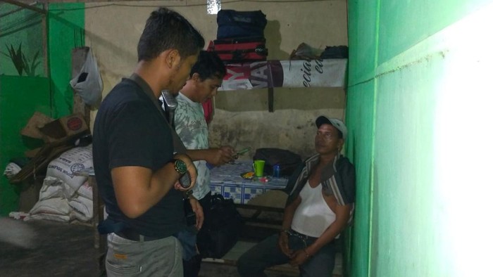 Pelaku saat diamankan di Deli Serdang (Foto: Dok. Polres Siak)