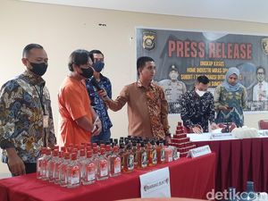 Polisi Sita 7.000 Miras Palsu di Sumsel, 3 Pengusaha Jadi Tersangka