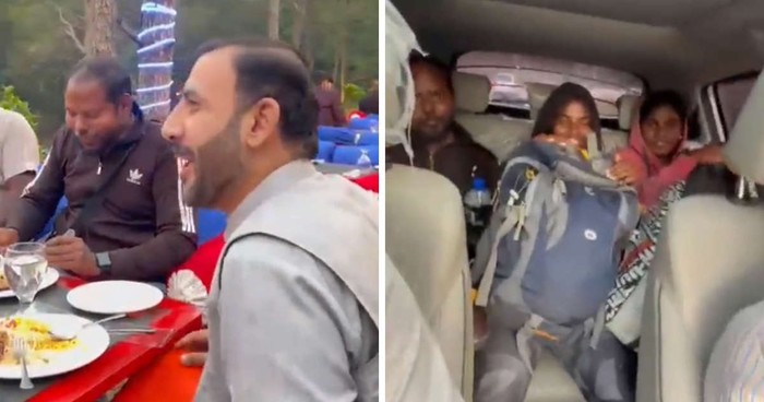 Pria Ini Traktir Makan dan Beri Tumpangan pada Satu Keluarga yang Tak Dikenalinya