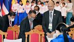 Sambutan Hangat PM Kamboja untuk Presiden Jokowi dan Iriana