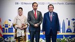 Sambutan Hangat PM Kamboja untuk Presiden Jokowi dan Iriana