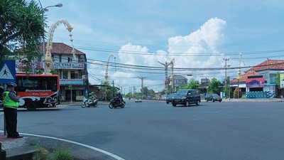 Kondisi Hari Pertama Penerapan Ganjil Genap G20 di Denpasar-Badung