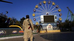 Potret Perempuan Afghanistan Dilarang Masuk Taman Hiburan