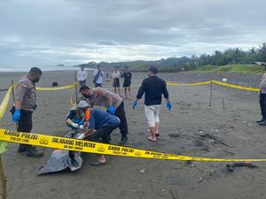 Penemuan Mayat Telanjang dan Kepala Hancur di Pantai Cimanuk Bikin Geger
