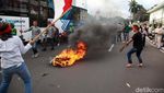 Waspada! Ada Aksi Bakar Ban dan Tutup Jl Thamrin