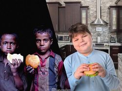 Deretan Kolase Foto Kehidupan Anak-Anak yang Menyayat Hati