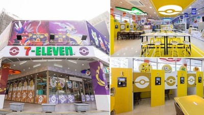 Lucu! 7Eleven di Taiwan Ini Berhias Pokemon di Seluruh Tokonya