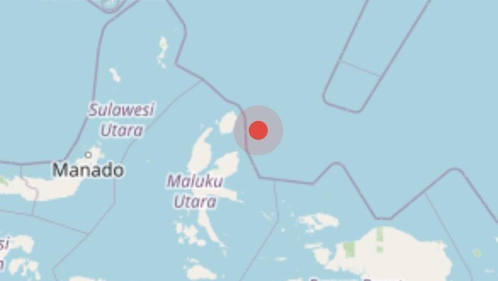 Gempa Maluku Utara M 5,1.