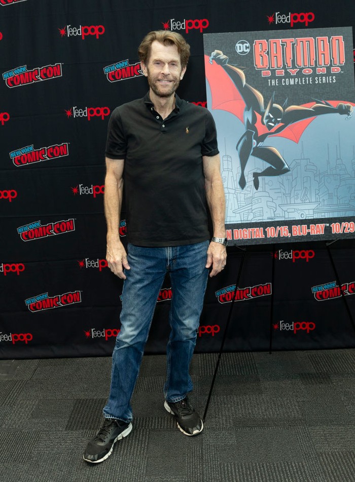 Kevin Conroy NEW YORK, UNITED STATES - 2019/10/06: Kevin Conroy attends presser for Batman Beyond 20th Anniversary by Warner Brothers during New York Comic Con at Jacob Javits Center. (Photo by Lev Radin/Pacific Press/LightRocket via Getty Images)