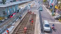 Seperti ini penampakan harta karun di proyek MRT Fase 2, Jalan Gajah Mada, Jakarta, pada Rabu (9/11/2022). Dok. PT MRT Jakarta