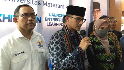 Menteri Pariwisata Ekonomi Kreatif (Menparekraf) Sandiaga Uno.