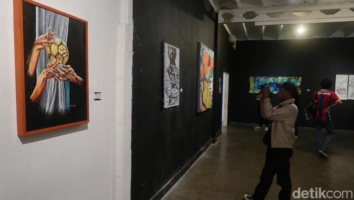 Pameran Urban Hurk: Usai Lemparan Kerikil di Jogja National Museum (JNM), Sabtu (12/11/2022).
