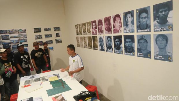 Pameran Urban Hurk: Usai Lemparan Kerikil di Jogja National Museum (JNM), Sabtu (12/11/2022).