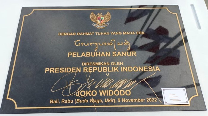 Pembangunan Pelabuhan Sanur di Bali diresmikan untuk mendukung penyelenggaraan Konferensi Tingkat Tinggi (KTT) G20 di Bali. Nih penampakannya.
