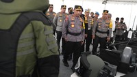 Peninjauan tersebut dilakukan di Posko Brimob di kawasan Nusa Dua, Badung, Bali, Sabtu (12/11/2022).