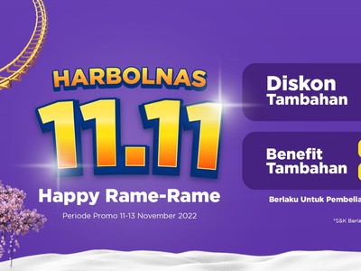 Harbolnas 11.11, Happy Rame-rame di Trans Studio
