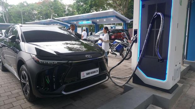 Toyota bZ4X di Nusa Dua Bali