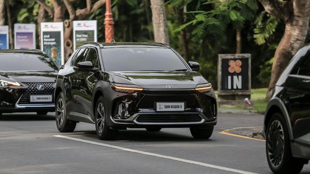 Toyota bZ4X di Nusa Dua Bali