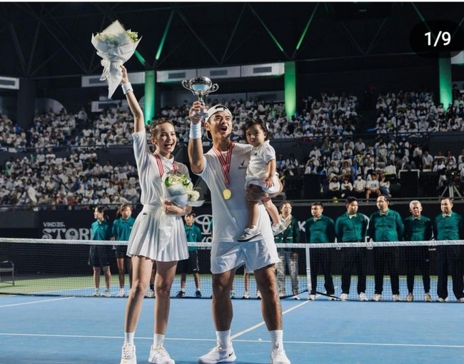 Dalam pertandingan ganda tersebut, tim Enzy dan Dion yang menjadi pemanangnya. Foto: Dok. Instagram